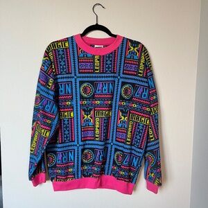 Vintage 1990s Dopamine Sweater Magic Sportswear